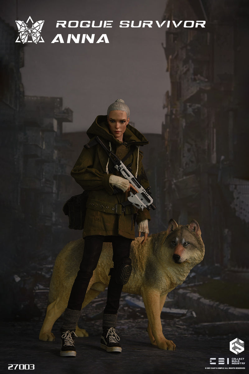 Load image into Gallery viewer, Rogue Survivor Anna - Green Canteen Pouch
