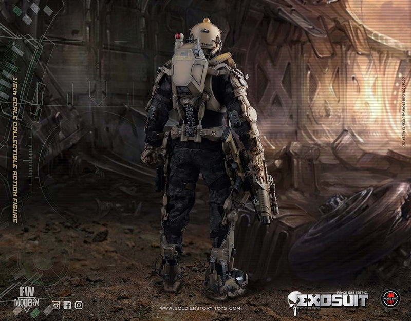 Load image into Gallery viewer, EXO-Skeleton Armor Suit &quot;TEST-01&quot; - MINT IN BOX
