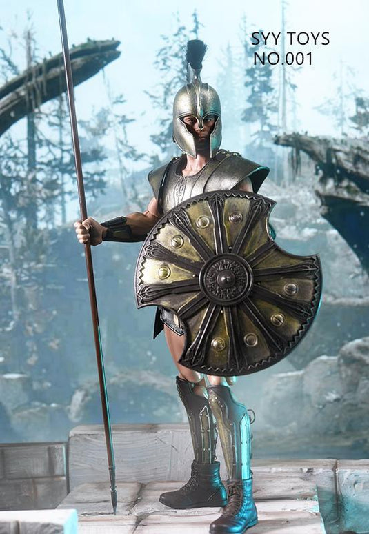 Greek Warrior Troy - Metal Shield w/Metal Sword