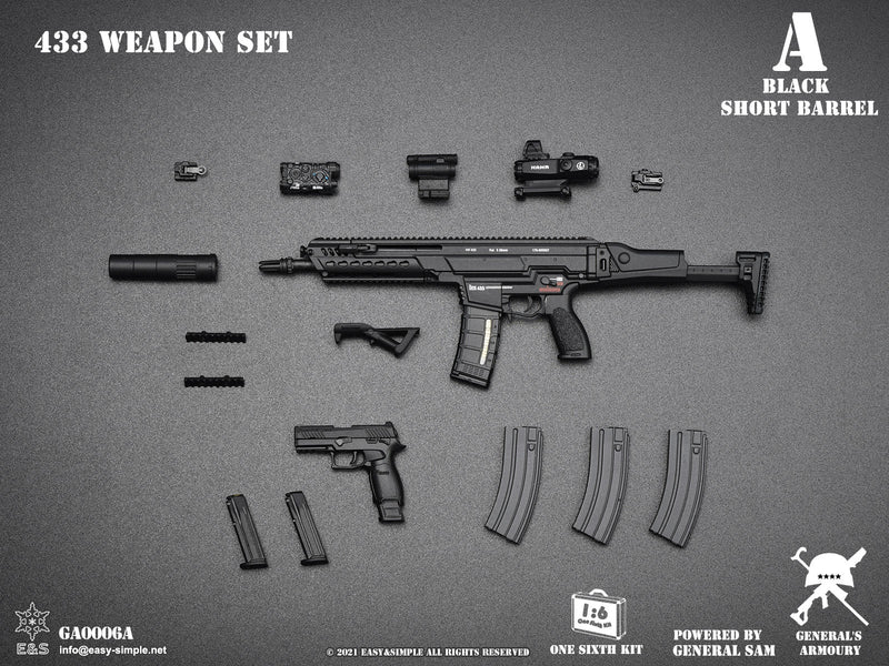 Load image into Gallery viewer, 433 Weapon Set Version A/B/C/D 4-Pack - MINT IN BOX
