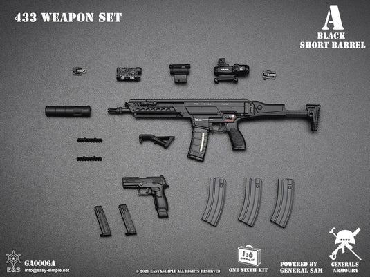 433 Weapon Set Version A/B/C/D 4-Pack - MINT IN BOX
