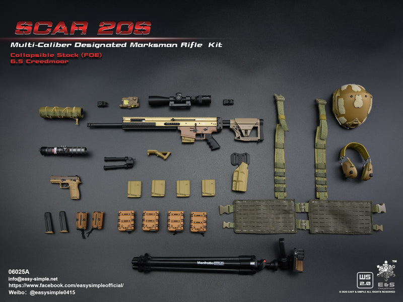 Load image into Gallery viewer, SCAR 20S Multi Caliber DMR Set A - MINT IN BOX
