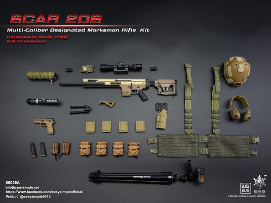 SCAR 20S Multi Caliber DMR Complete Set - MINT IN BOX