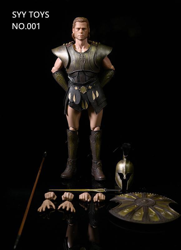 Load image into Gallery viewer, Greek Warrior Troy - Metal Armor Set w/Shield &amp; Sword Type 1
