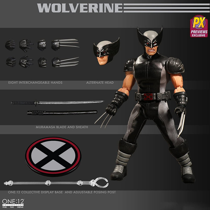 Load image into Gallery viewer, 1/12 - Wolverine - Snarling Masked Male Head Sculpt
