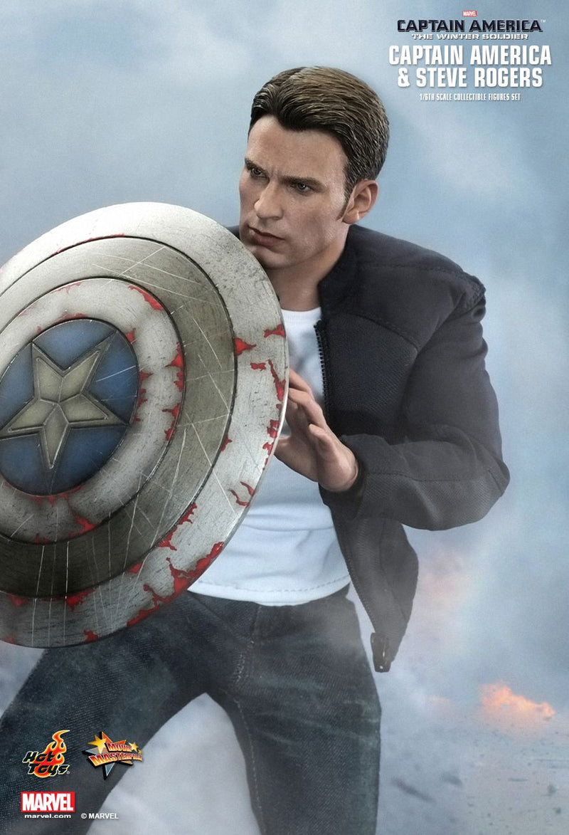 Load image into Gallery viewer, Captain America: TWS - Steve Rogers &amp; Cap 2-Pack - MINT IN BOX
