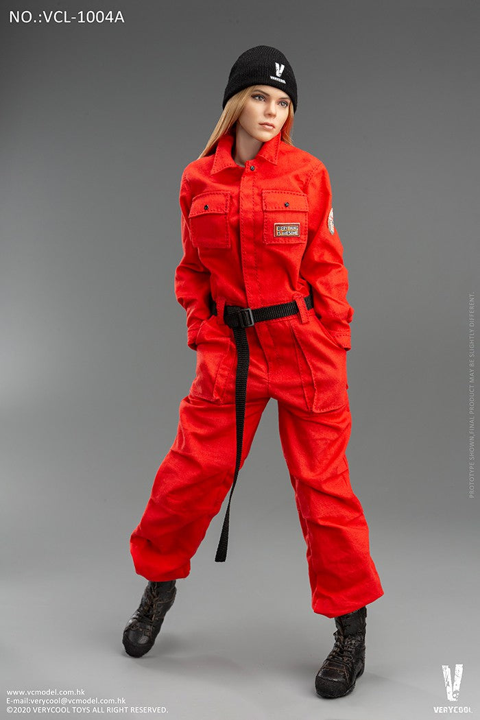 Load image into Gallery viewer, Female Work Wear - Black Jump Suit
