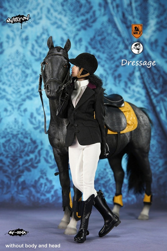 Female Equestrian Dressage Set w/Horse & Body - MINT IN BOX