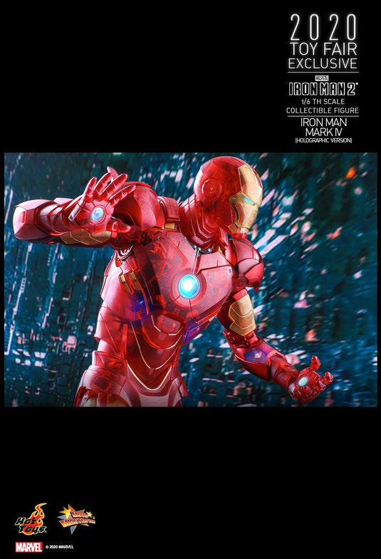 Iron Man 2 - Iron Man Mark IV Holographic Version - MINT IN BOX