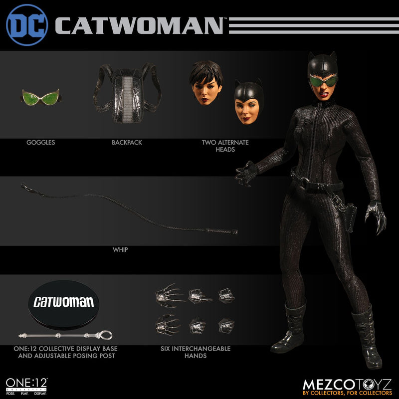 Load image into Gallery viewer, 1/12 - Catwoman - Black Molded Backpack
