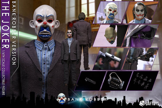 The Joker Bank Robber Ver. - Male Clown Head Sculpt