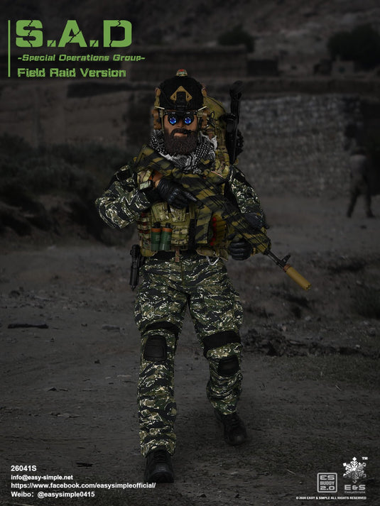 SAD Field Raid Exclusive - MICH Helmet w/NVG Set