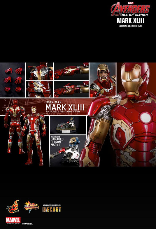 Avengers: Age of Ultron - Diecast Iron Man MK43 - MINT IN BOX