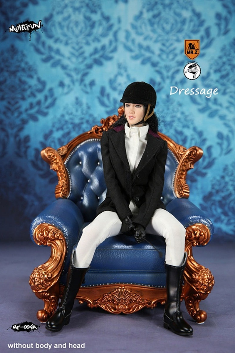 Load image into Gallery viewer, Female Equestrian Dressage Set w/Horse &amp; Body - MINT IN BOX
