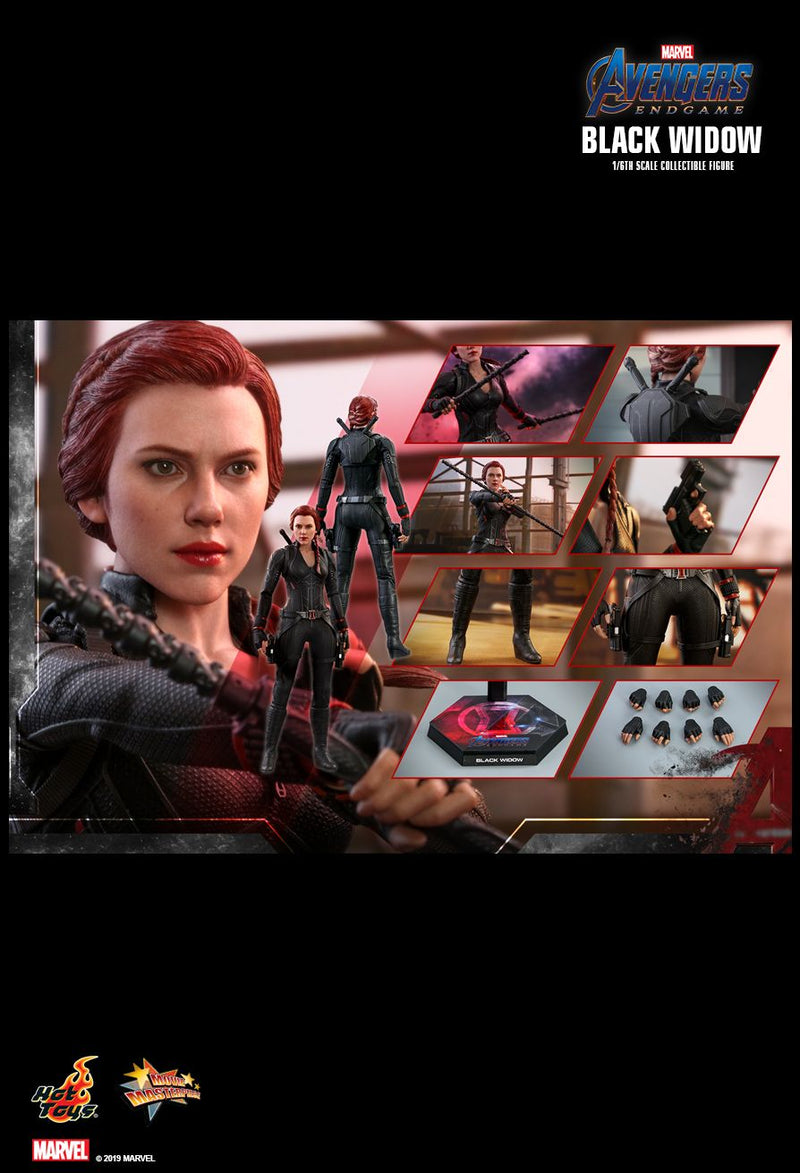 Load image into Gallery viewer, Endgame - Black Widow - Black Knee High Boots (Peg Type)
