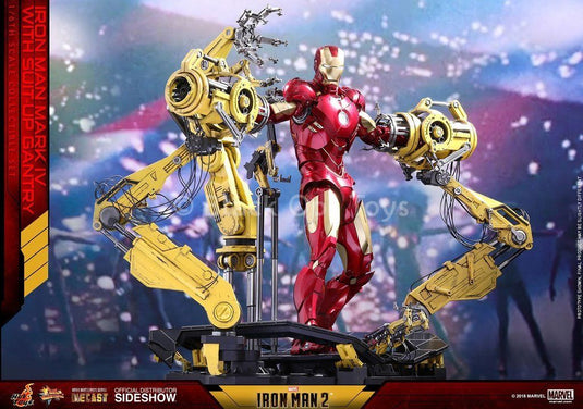 Iron Man Mark IV w/Suit-up Gantry - MINT IN BOX