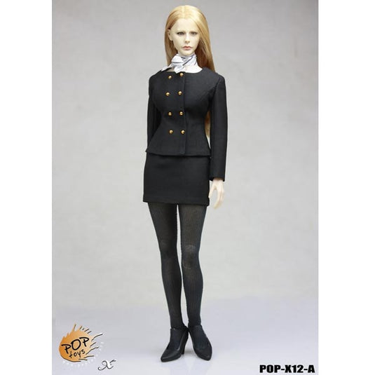 Female Business Wear - Black High Heel Shoes