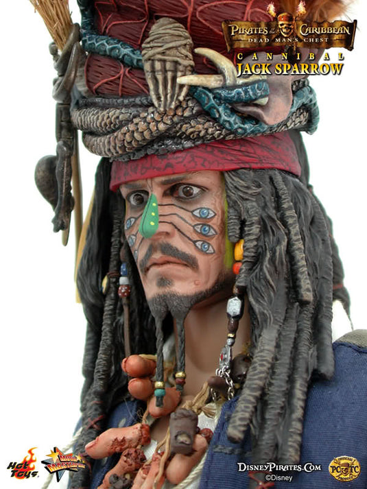 POTC DMC Jack Sparrow - Male Head Sculpt w/Johnny Depp Likeness