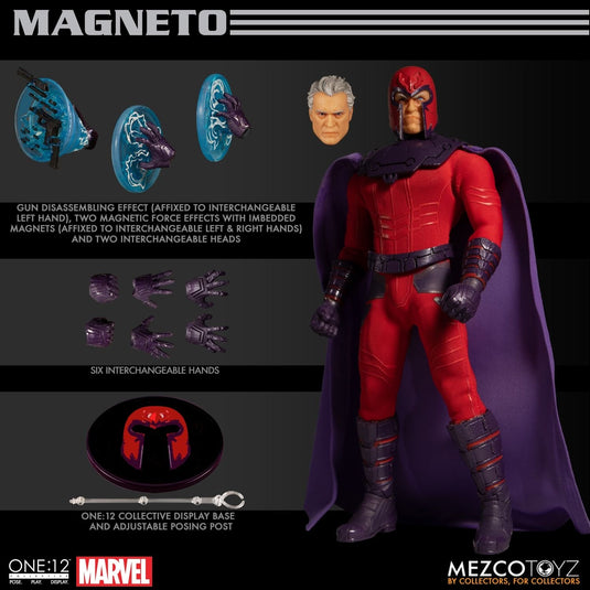 1/12 - X-Men - Magneto - Gun Stripping Magnetic Gloved Hand Set
