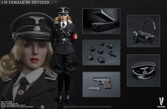 WWII - Female German SS Officer - Makarov Pistol w/Holster