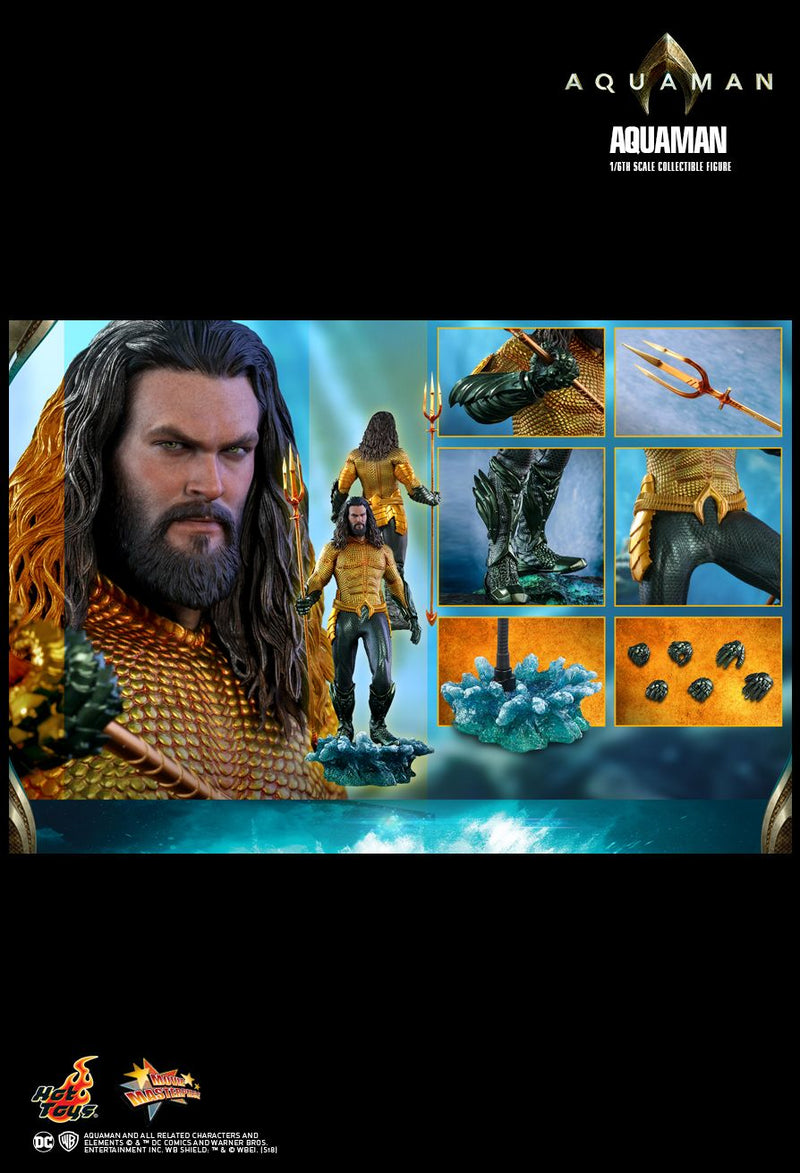 Load image into Gallery viewer, Aquaman - Male Head Sculpt In Jason Momoa Likeness
