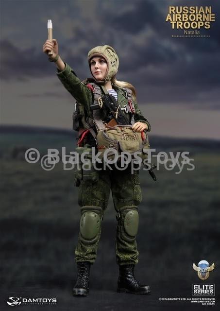 Load image into Gallery viewer, Russian Airborne Troops Natalia - OD Green Parachute Set
