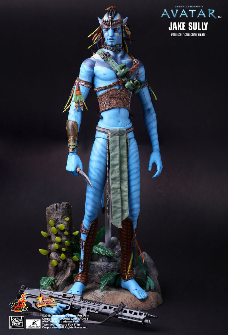 Load image into Gallery viewer, Avatar - Jake Sully - Blue Male Head Sculpt w/Braided Hair
