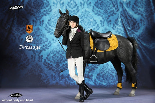 Female Equestrian Dressage Set w/Horse & Body - MINT IN BOX