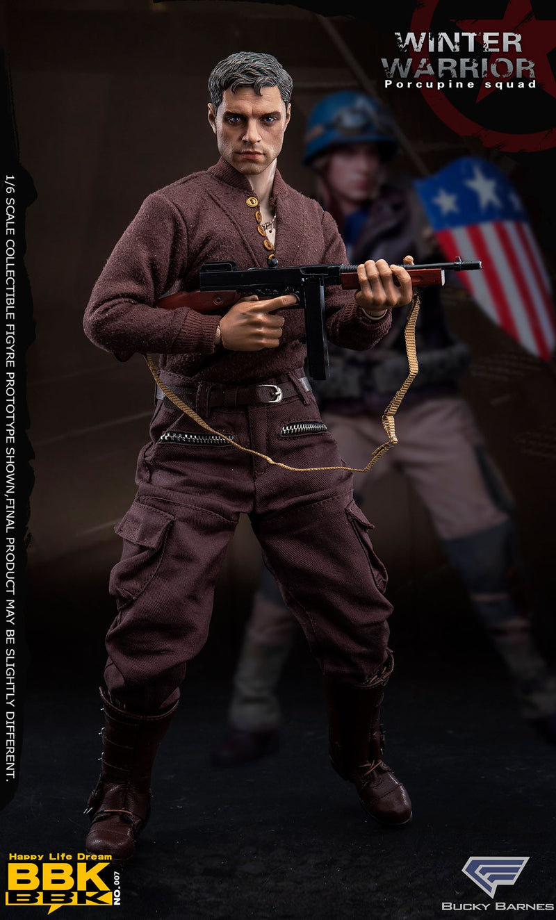 Load image into Gallery viewer, WWII - Winter Warrior Barnes - Base Figure Stand
