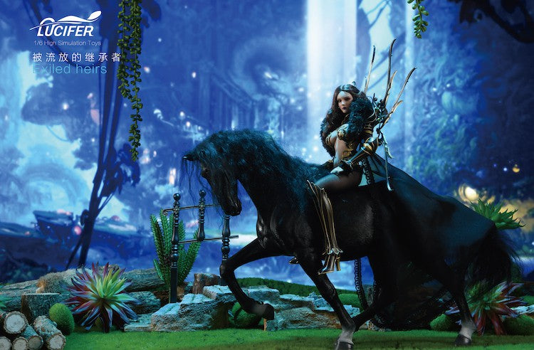 Load image into Gallery viewer, Exiled Heirs - Female Demon - Elvish Style Sword

