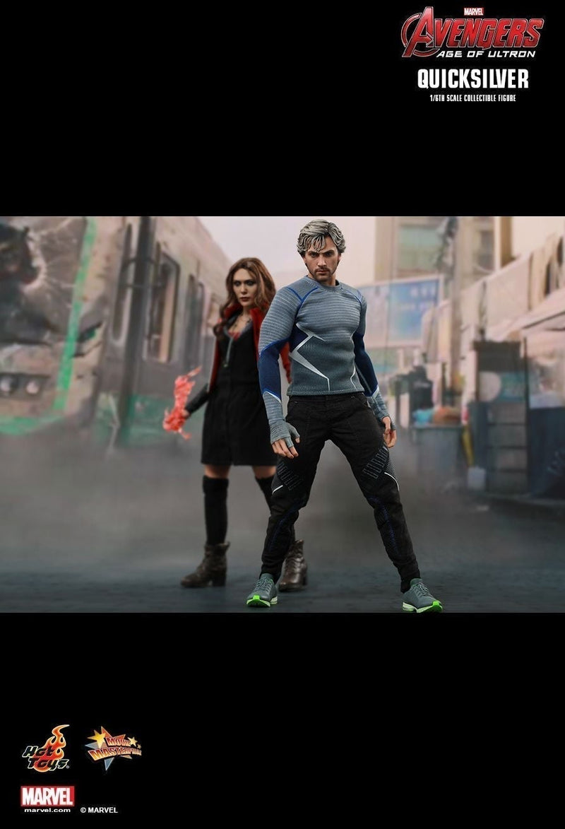 Load image into Gallery viewer, Avengers 2 - Quicksilver - Blue &amp; Grey Detailed Shirt
