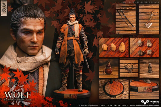 Wolf - Dressed Male Base Body w/Robotic Forearm