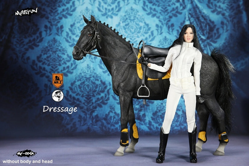 Load image into Gallery viewer, Female Equestrian Dressage Set w/Horse &amp; Body - MINT IN BOX
