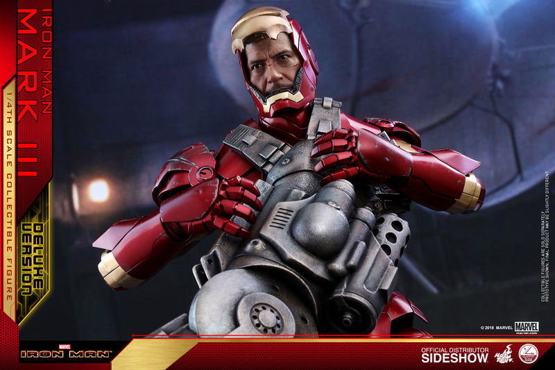 Load image into Gallery viewer, 1/4 Scale - Iron Man Mark III Deluxe Version - MINT IN BOX
