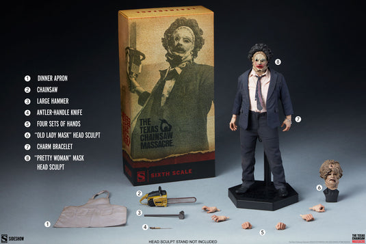 Leatherface Texas Chainsaw Massacre Mask Stand (MASK STAND ONLY)