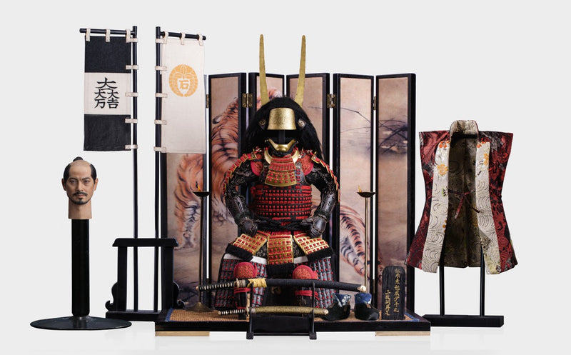 Load image into Gallery viewer, Ishida Mitsunari - Fur Like Boots w/Leg Armor (Peg Type)
