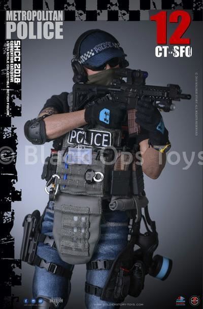 Load image into Gallery viewer, Metropolitan Police - Black &quot;Sheaf&quot; Logo Shirt
