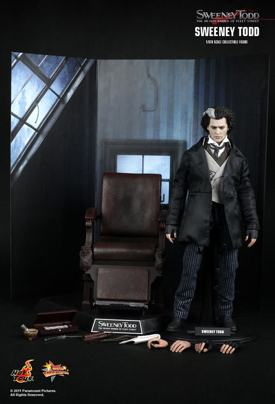Sweeney Todd - Black Boots (Peg Type)