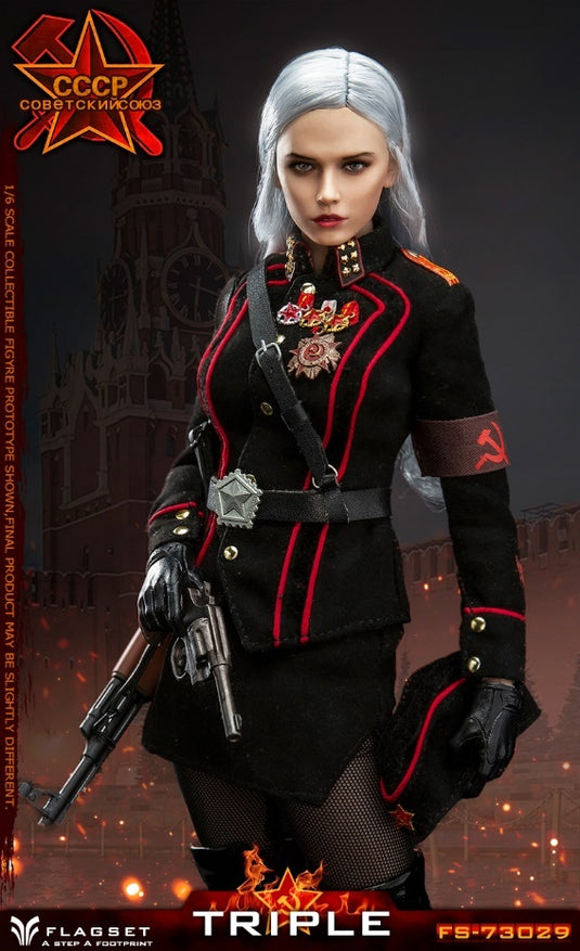 Red Alert Soviet Female Officer - Markov Pistol w/Leather-Like Holster