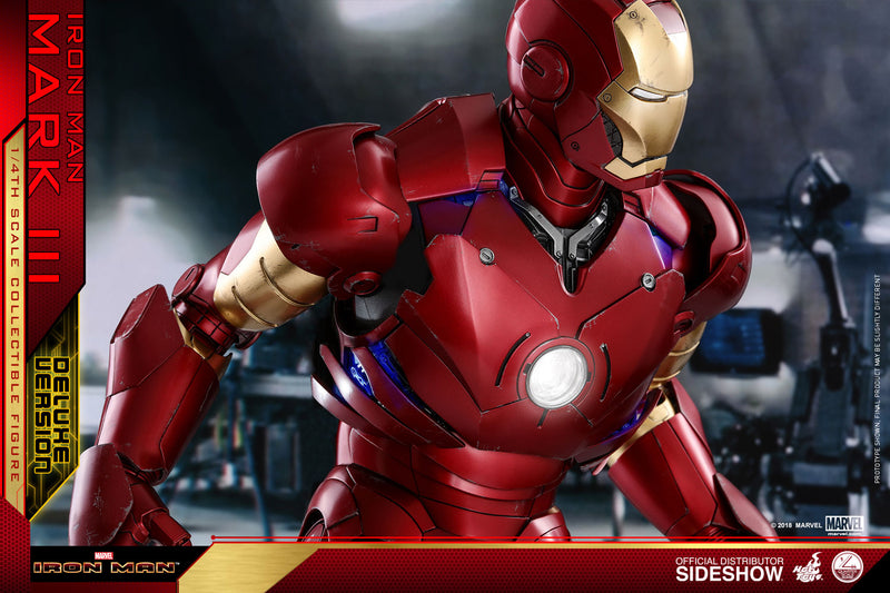 Load image into Gallery viewer, 1/4 Scale - Iron Man Mark III Deluxe Version - MINT IN BOX
