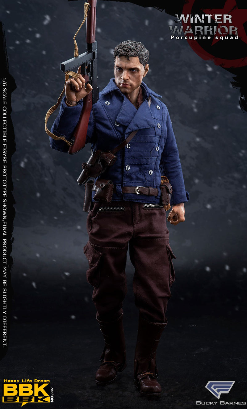 Load image into Gallery viewer, WWII - Winter Warrior Barnes - Base Figure Stand
