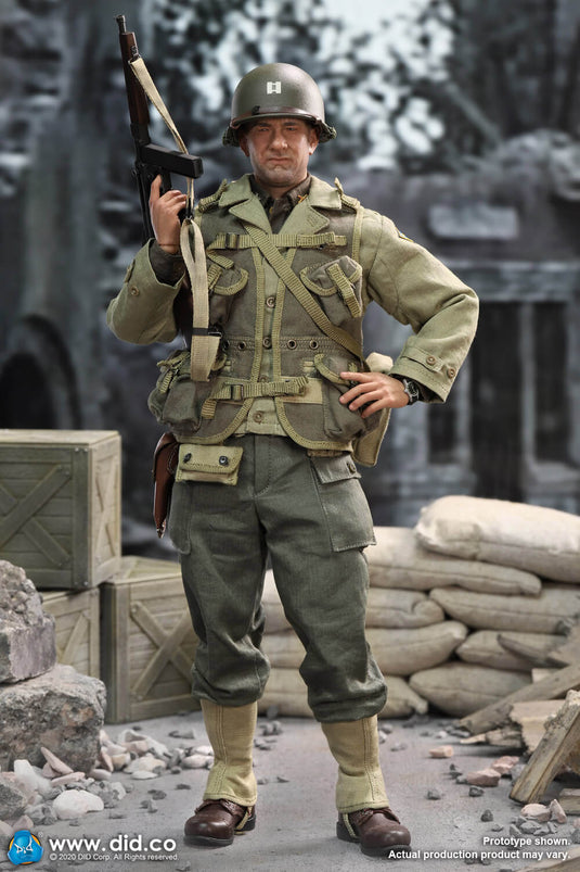 WWII - US Captain Miller - Button Up Shirt w/Combat Pants