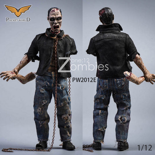 1/12 - Zombie - AA Male Zombie Body w/Head Sculpt Type 1