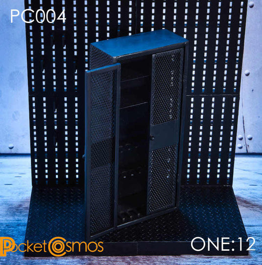 1/12 - Metal Weapons Cabinet & Rack - MINT IN BOX