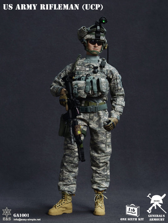 US Army Rifleman UCP - Male Body w/ACU Uniform Set