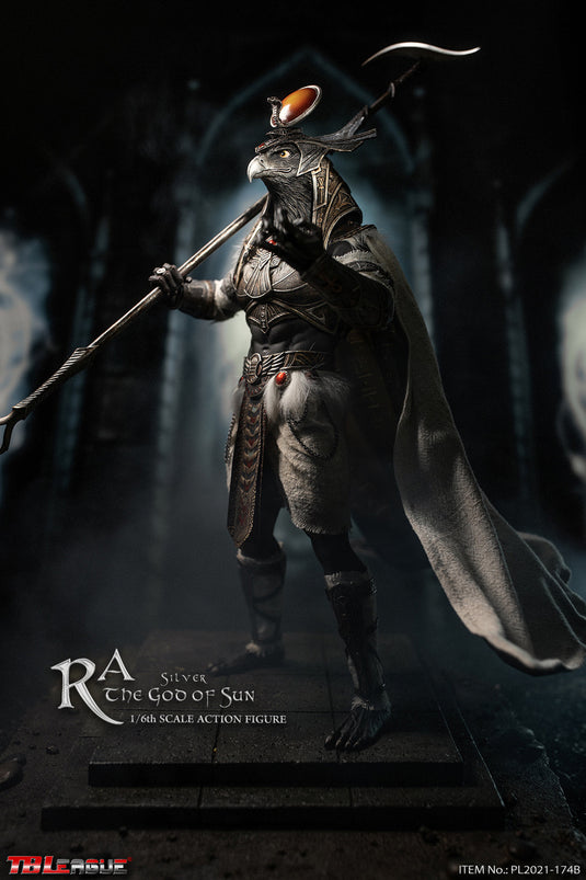 Ra God of Sun - Silver - Leg Armor