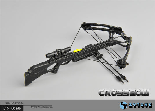 Black Crossbow w/Arrows - MINT IN BOX