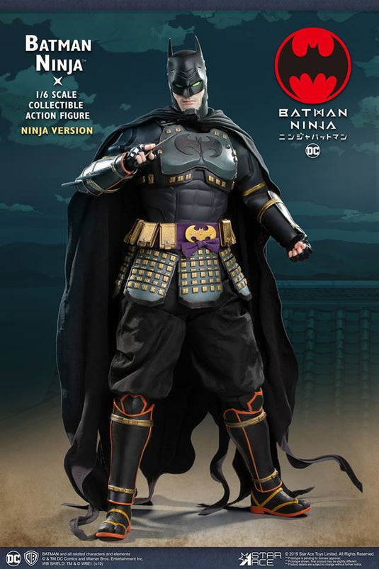 Batman Ninja - Purple & Gold Colored Belt w/Faulds