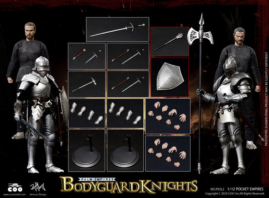 1/12 - Bodyguard Knights - Pair of Armored Hands