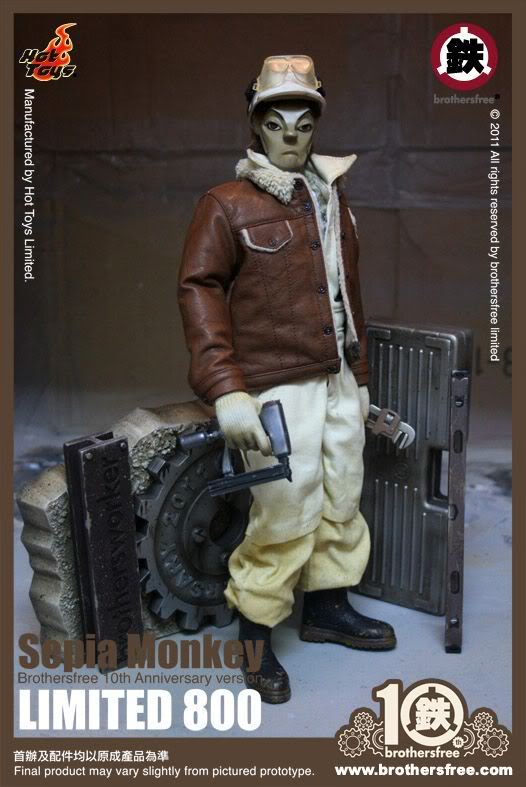 Brothersworker - Sepia - Grey Toolbox w/Metal Tool Set